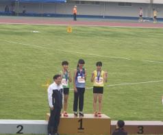 장산중학교 5000M 경보 동메달 수상 기사 이미지