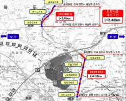 영천시 화남면 선천리~금호리 2차로 신설구간 조기개통 기사 이미지