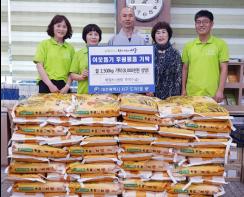 서구 도마2동, 평촌동 화암사로부터 백미 2,500kg 기탁 받아 기사 이미지