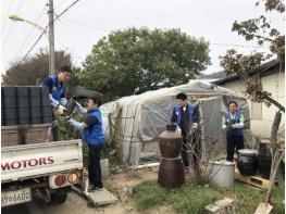 안성시 죽산면 관내 기업 ‘육송’, 저소득층에 연탄 기부 기사 이미지