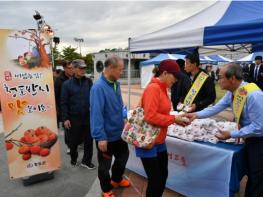 “2019 영호남 문화교류대축전” , 씨없는감! 청도반시 맛보기 행사 기사 이미지