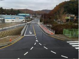 용인시 지곡일반산단 입구 도시계획도로 개설공사 준공 기사 이미지