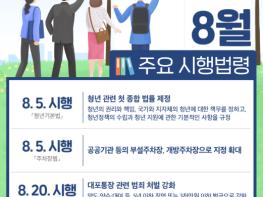 청년에 대한 체계적이고 종합적인 지원 … '청년기본법' 제정, 8월 5일 시행 기사 이미지