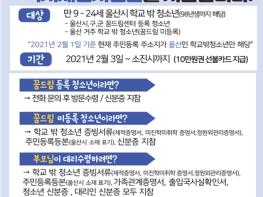 울산시, 오는 2월 3일부터 1인당 10만 원 ‘선불 카드’지급 기사 이미지