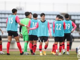 올림픽대표팀, 성남과의 연습경기서 4-0 승 기사 이미지