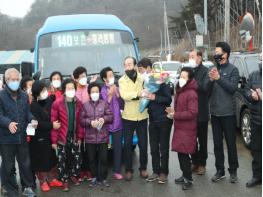 보은군, 회인면 갈티리 농어촌버스 개통식 기사 이미지