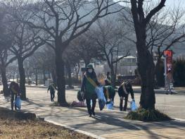 공주시 반포면, 설 명절 맞이 환경정화활동 실시 기사 이미지