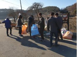 서천군 시초면, 내 고장 가꾸기 설맞이 대청소 실시 기사 이미지