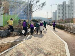 계룡시 신도안면, 설 맞이 국토대청결 활동 실시   기사 이미지