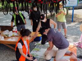 정선군, 수난사고 예방을 위한 CPR체험·소방안전교육 활동 기사 이미지