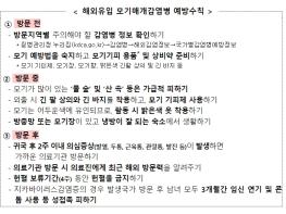 질병관리청, 동남아 방문 시 모기매개 감염병 주의하세요! 기사 이미지