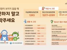 사천시, 삶의 희망이 보이지 않을 때 고민하지 말고 연락주세요! 기사 이미지