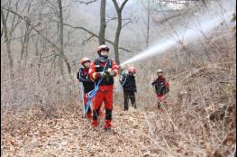 진천산림항공관리소, 기계화산불진화 훈련 기사 이미지