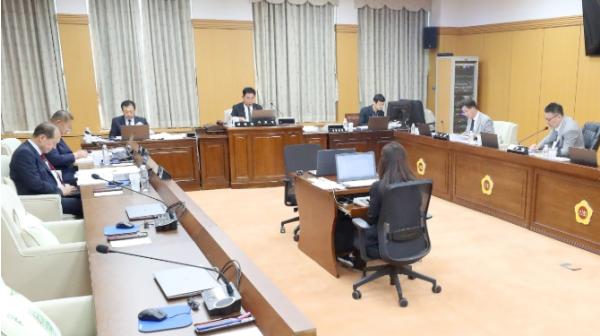 대전시의회 복지환경위원회, 제287회 정례회 제2차 회의 개최 기사 이미지