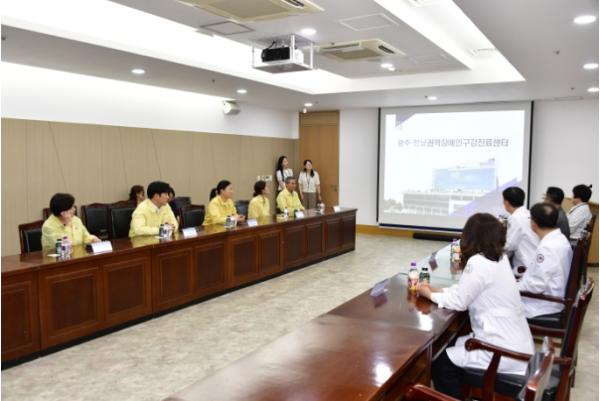 광주광역시의회 환복위, 광주·전남 권역장애인구강진료센터 현장방문 실시 기사 이미지
