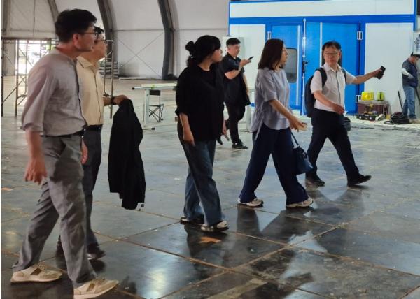 광주광역시교육청, 전국기능경기대회 학교경기장 현장 점검 기사 이미지
