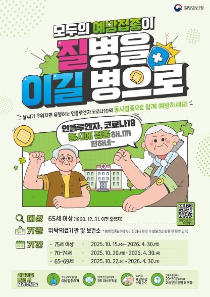 경남도, '25-'26절기 코로나19 무료 예방접종 실시 기사 이미지