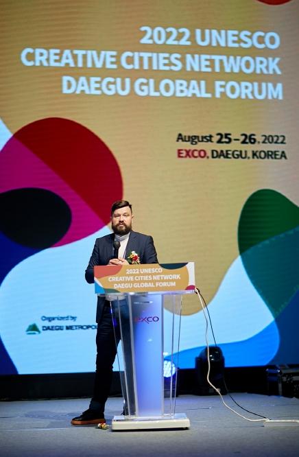 유네스코 음악창의도시 에스토니아 탈린 음악사절단, 대구 방문 기사 이미지