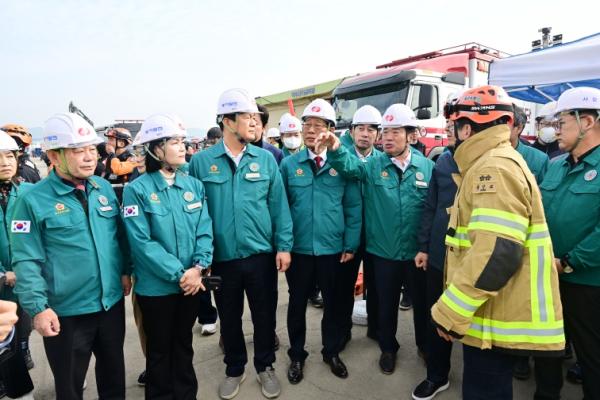 울산광역시의회 행정자치위원회, 울산화력발전소 사고현장 찾아 구조상황 등 확인 기사 이미지