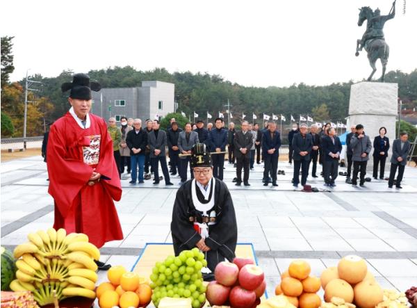 울진군, 북면서 김언륜 장군 추향제 봉행 기사 이미지
