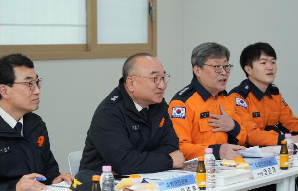 대구소방, 고층건축물 화재예방 총력… 범어W아파트 간담회 개최 기사 이미지