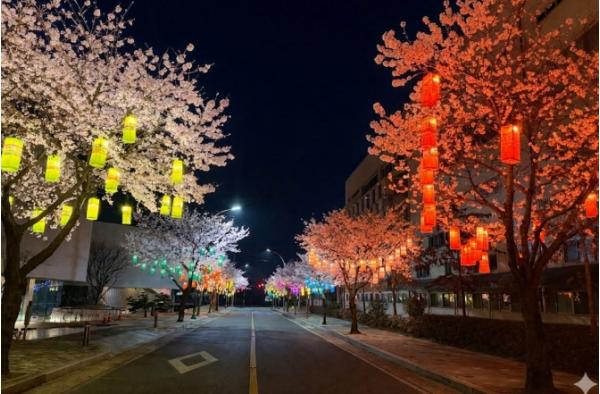 진주시, 봄철 야경명소 ‘진주실크로드’ 조성 기사 이미지