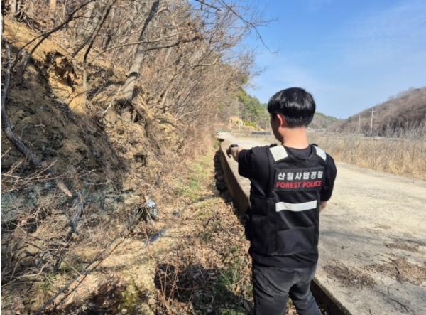 진주시, 산림내 불법행위·불법시설물 단속 기사 이미지