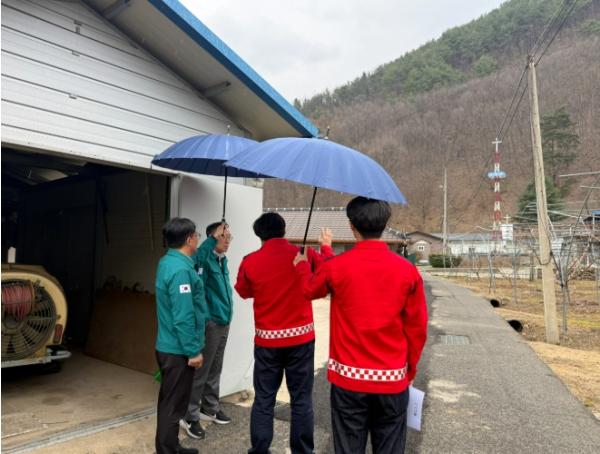 이택수 영동군 부군수, 인명피해 우려 지역 신규 지정 검토회의 및 현장점검 실시 기사 이미지